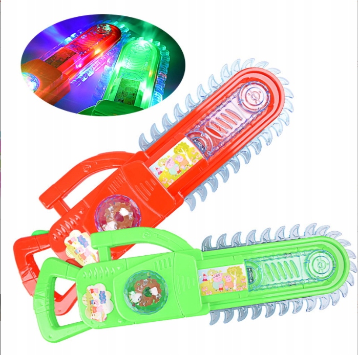 

Zabawka Led świecąca Piła do cięcia z muzyką 38x11