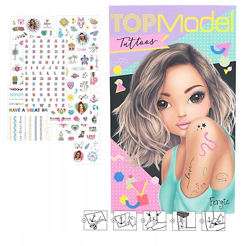 

Top Model Bloczek Z Tatuażami 11582 Zestaw