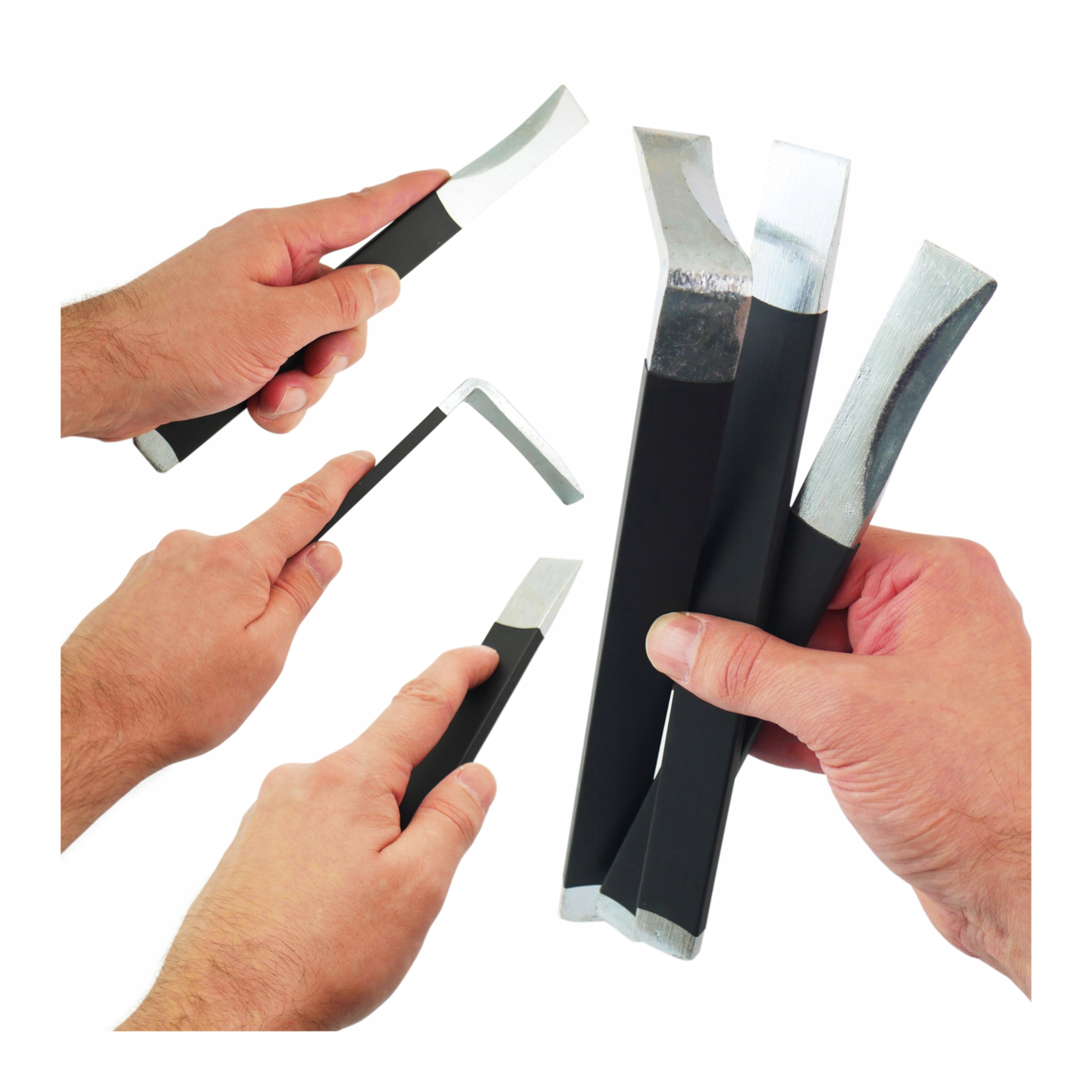 Ruční klempířské nástroje pro karosérii Řezačky na karosérii 3ks