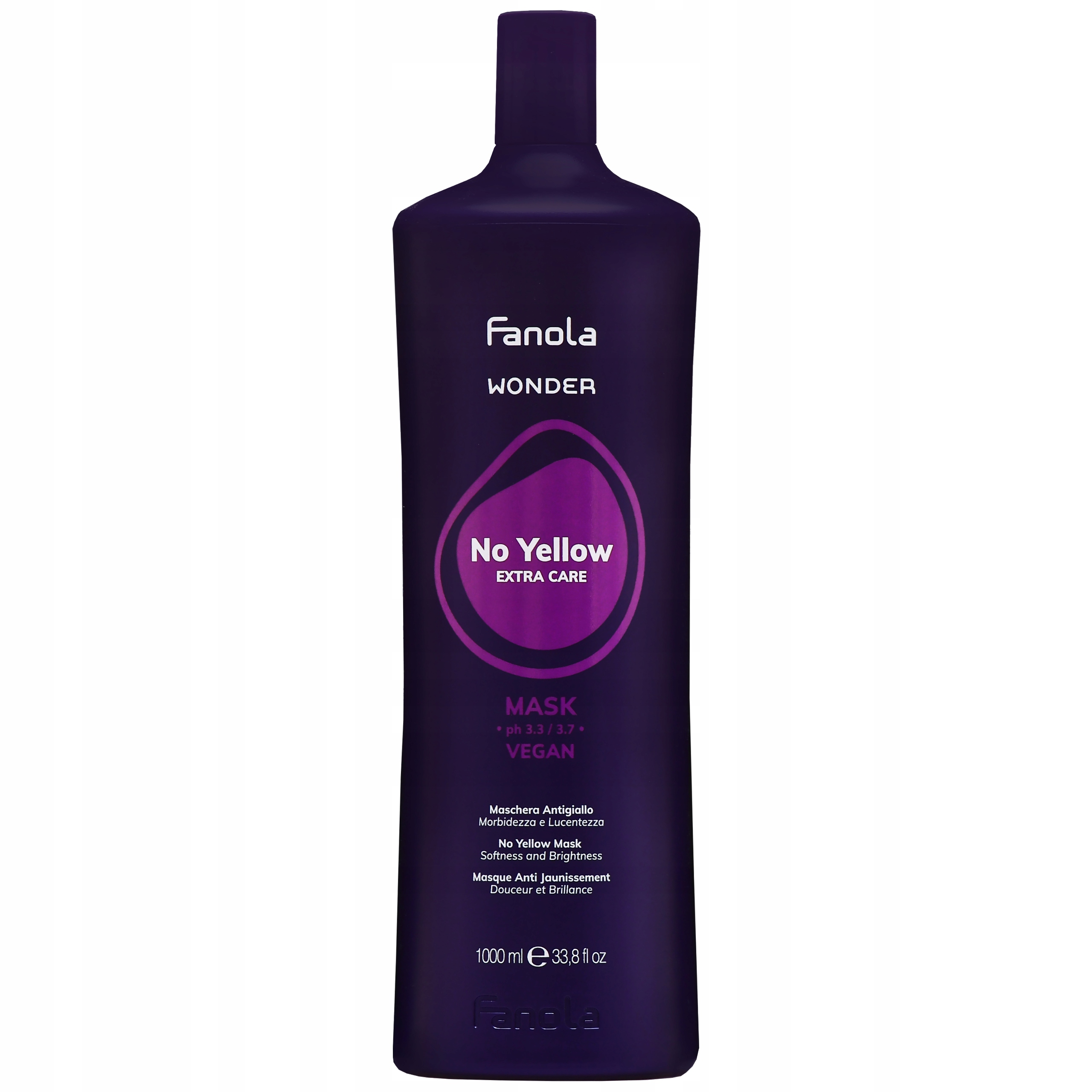 Fanola Wonder No Yellow Maska s fialovým pigmentem pro blond vlasy 1L