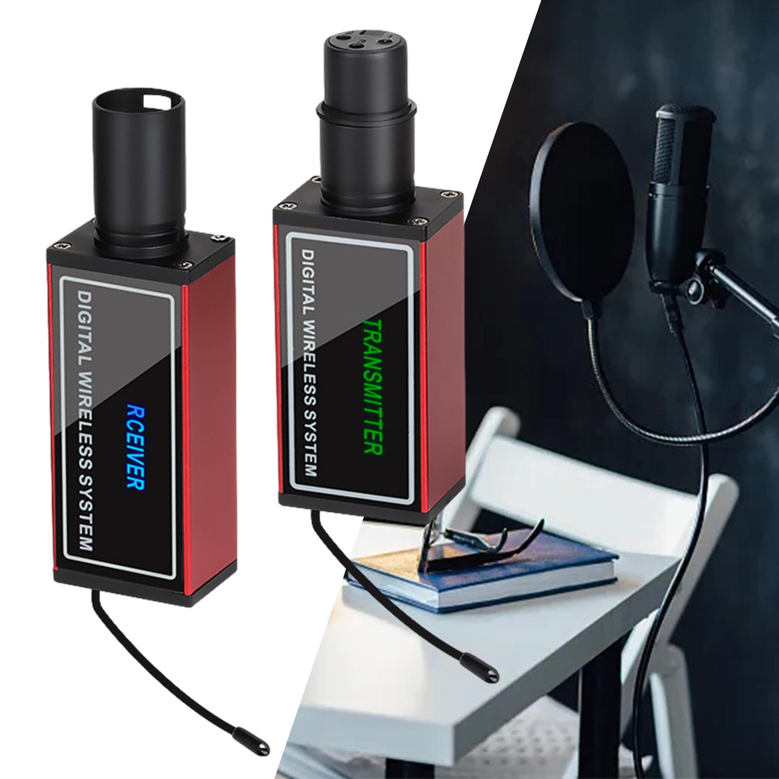 Wireless Microphone Transmitter Receiver Rechargeable for Dynamic Red Kod producenta Does not apply