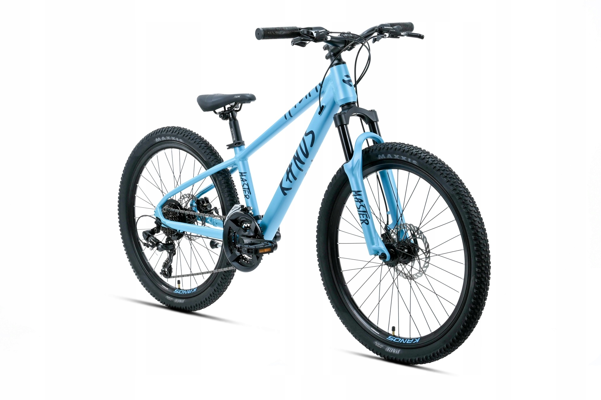 Rower młodzieżowy Mtb 24'' Kands Master niebieski 2026 alu 2xTarcza