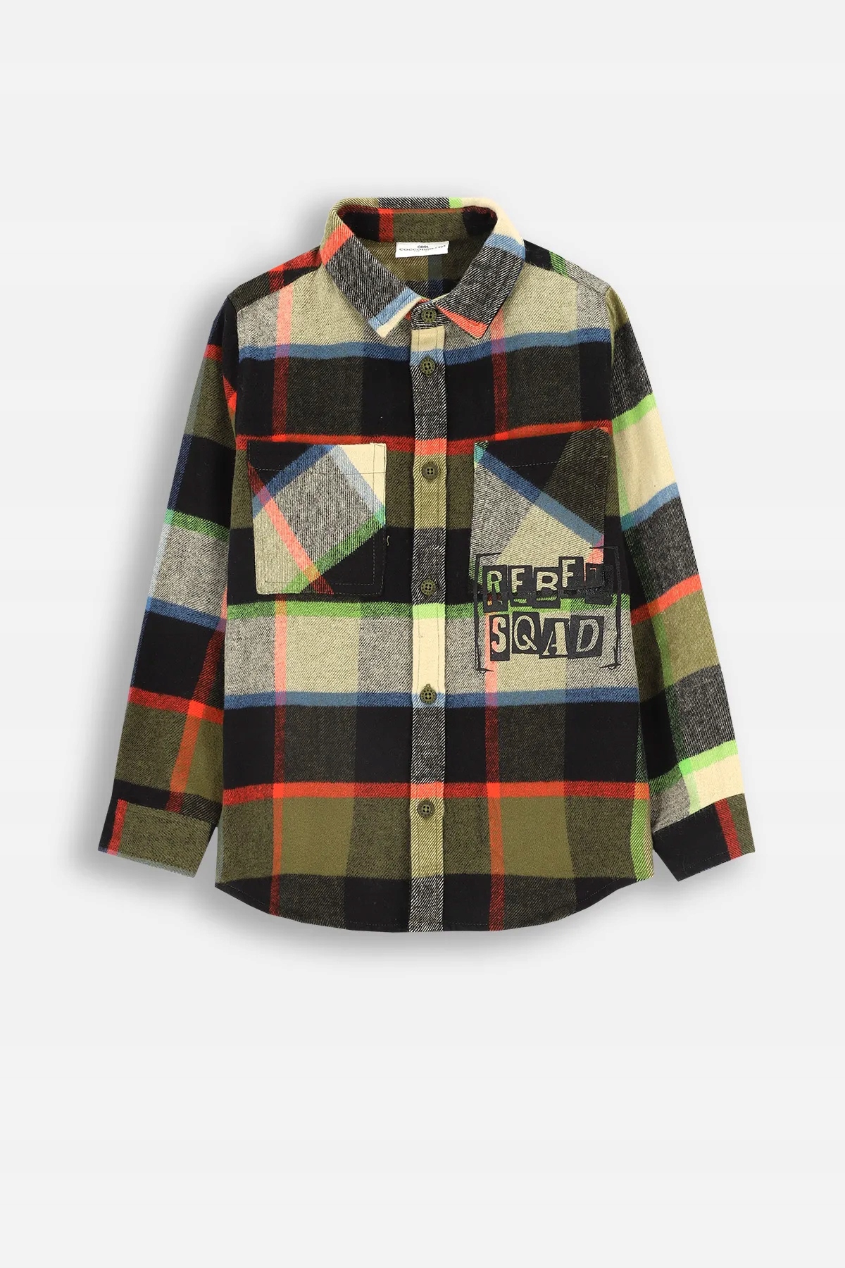 Chłopięca Koszula w Kratę na Długi Rękaw 122 Coccodrillo ZC4