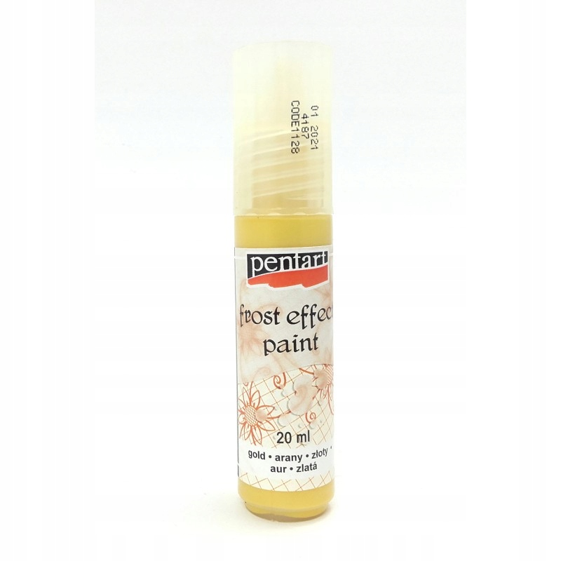 Pentart farba Frost effect Efekt Szron 20ml Złoto