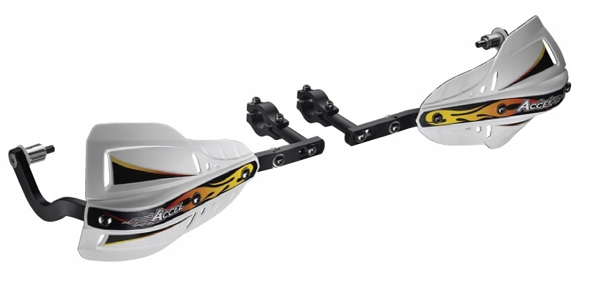 Accel Chrániče Rúk (handbary) S Hliníkovým Upevnením Enduro 28 MM (hg- Farba)
