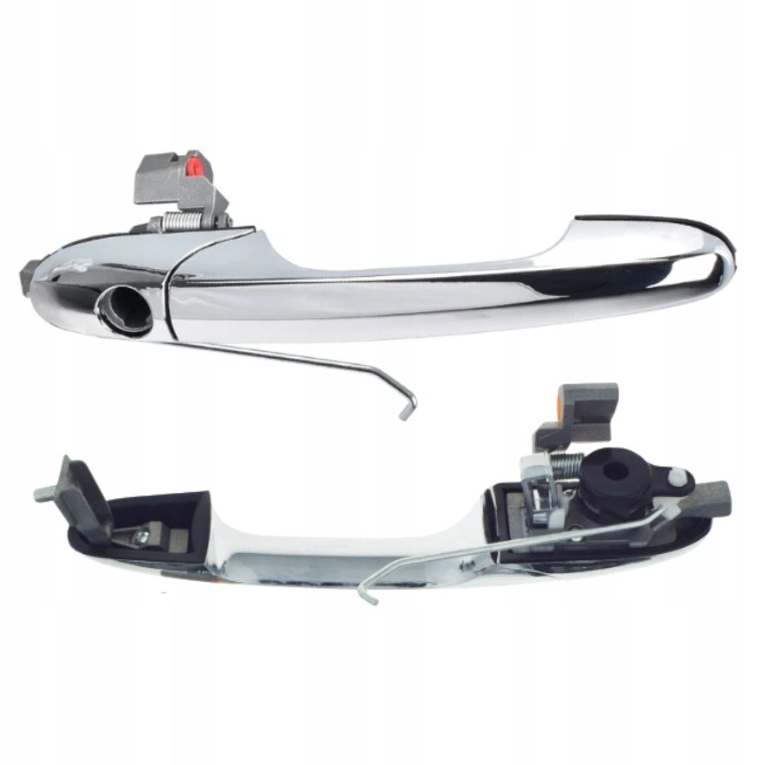 FIAT 500 07-15 KLAMKA ZEWNĘTRZNA DRZWI PRAWA PRZEDNIA CHROM Z MECHANIZMEM