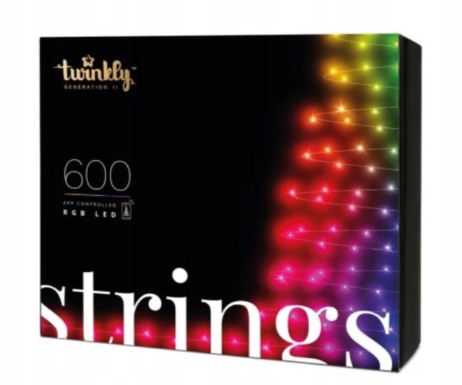 

Inteligentne Lampki choinkowe Twinkly 600 Rgb 48m