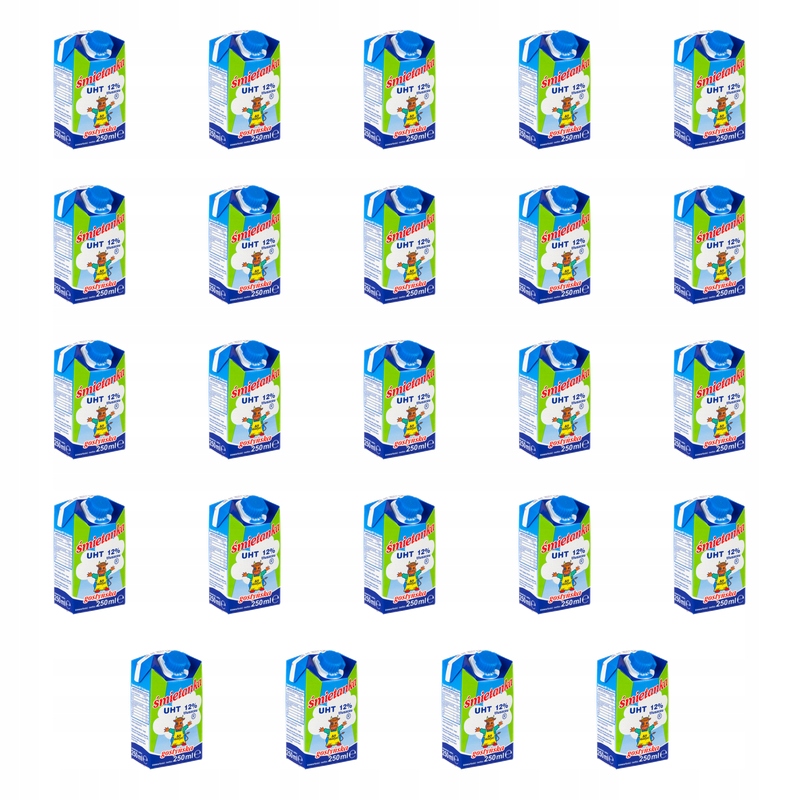 Mleczarská družstvo v Gostyni. Smetana Uht 12% gostyňská 250ml X24