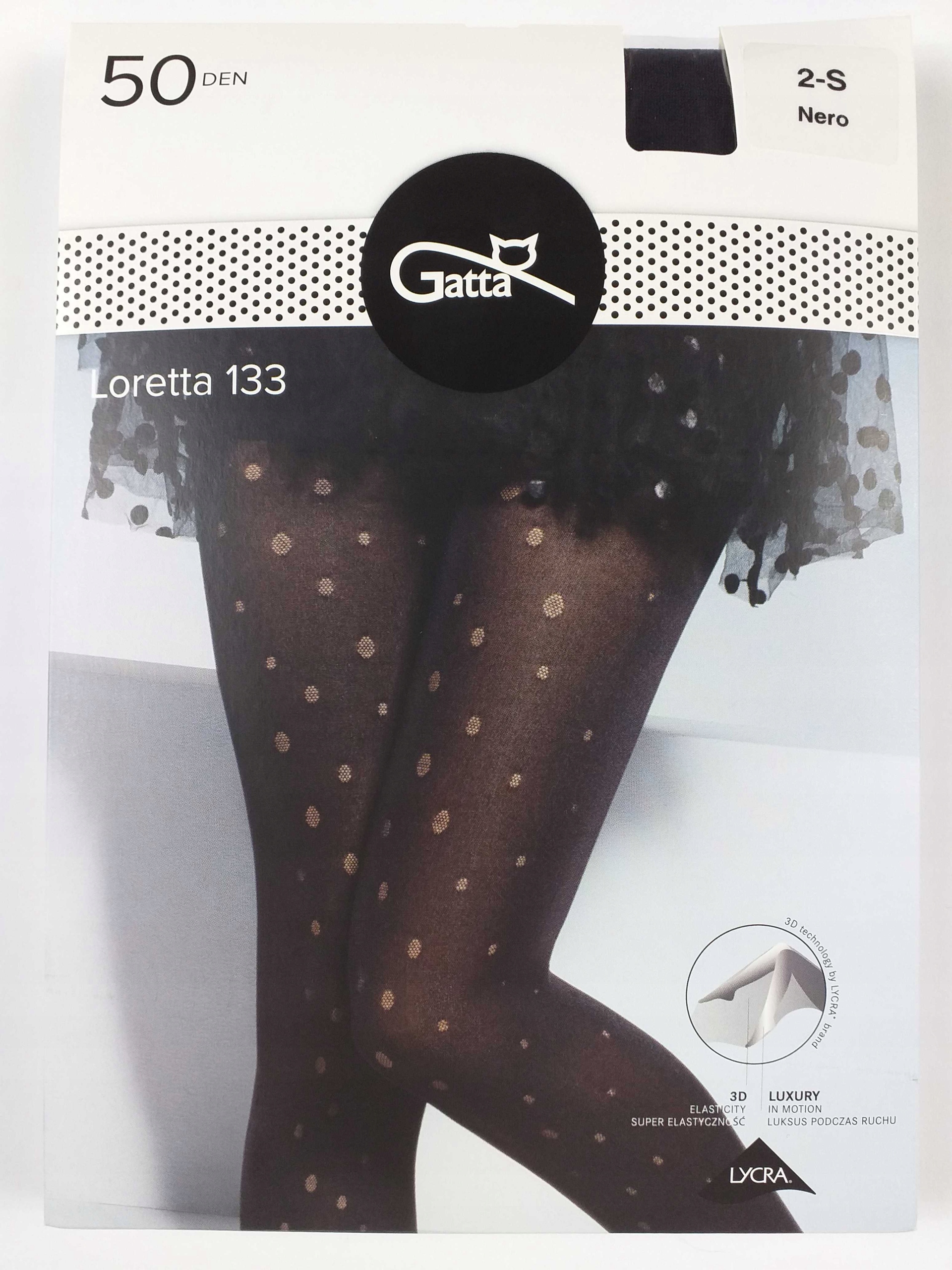 

Gatta Loretta Rajstopy dam. wz.133/2-S/Nero