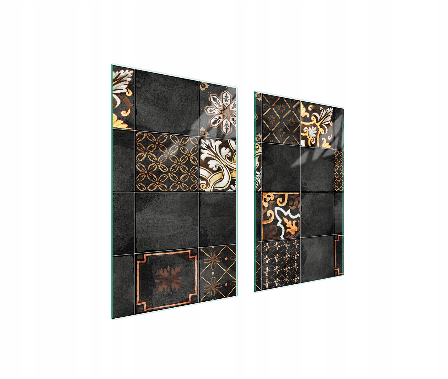 Skleněná Ochranná Deska Na Sporák 75x52 Mozaika Tvrzené Sklo