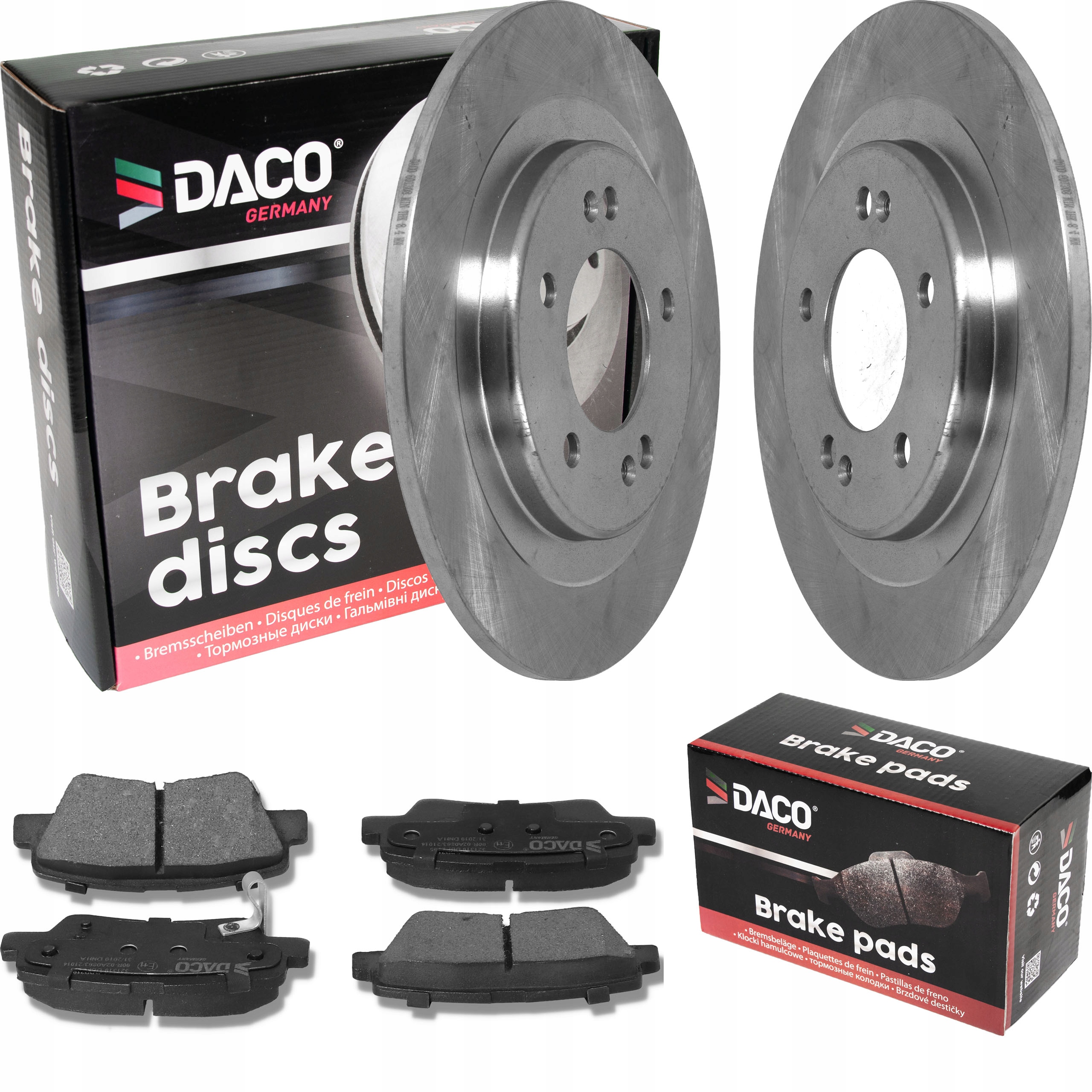 601308 - Диски і колодки Daco Germany HYUNDAI i40 11-Задній