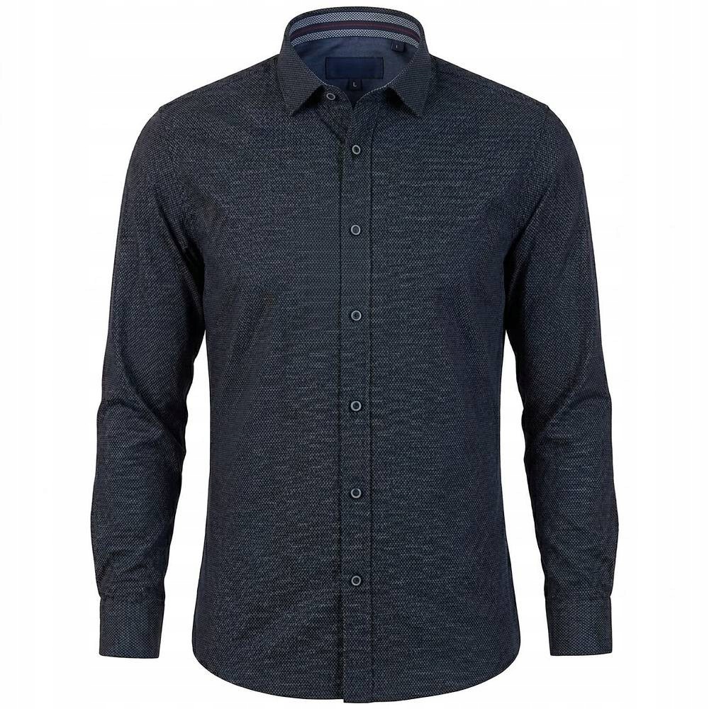 Ego Man košile pánská EGR-028-2 regular fit L tmavě modrá