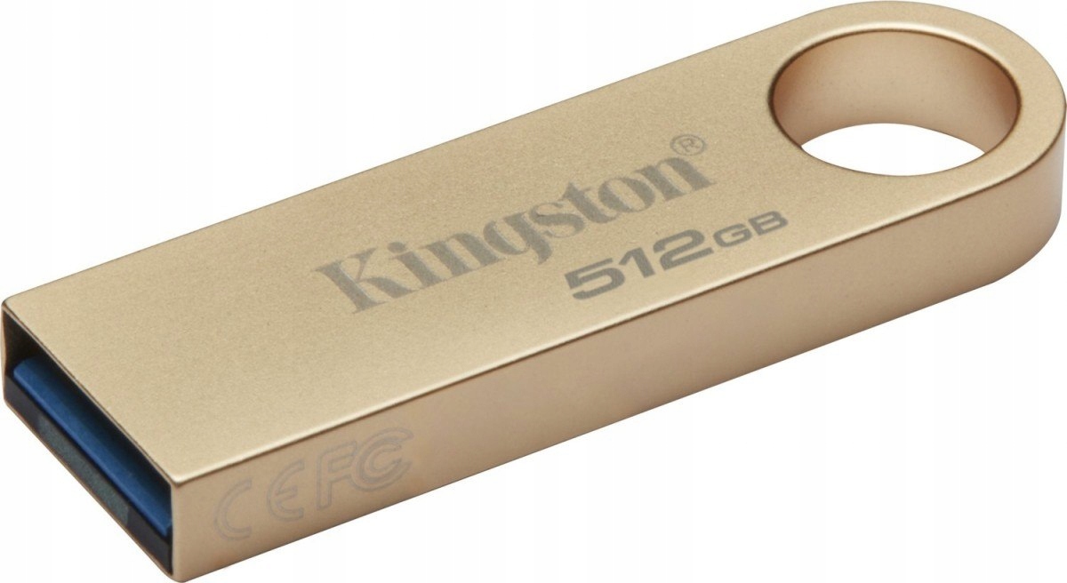 Kingston Pendrive Data Traveler DTSE9G3 512GB Usb 3.2 kolor złoty metalowy