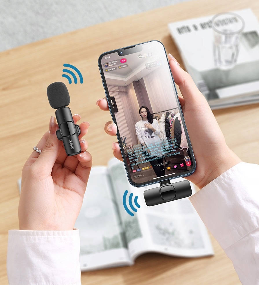 2x BEZPRZEWODOWY MIKROFON KRAWATOWY iPhone iOS Marka inna