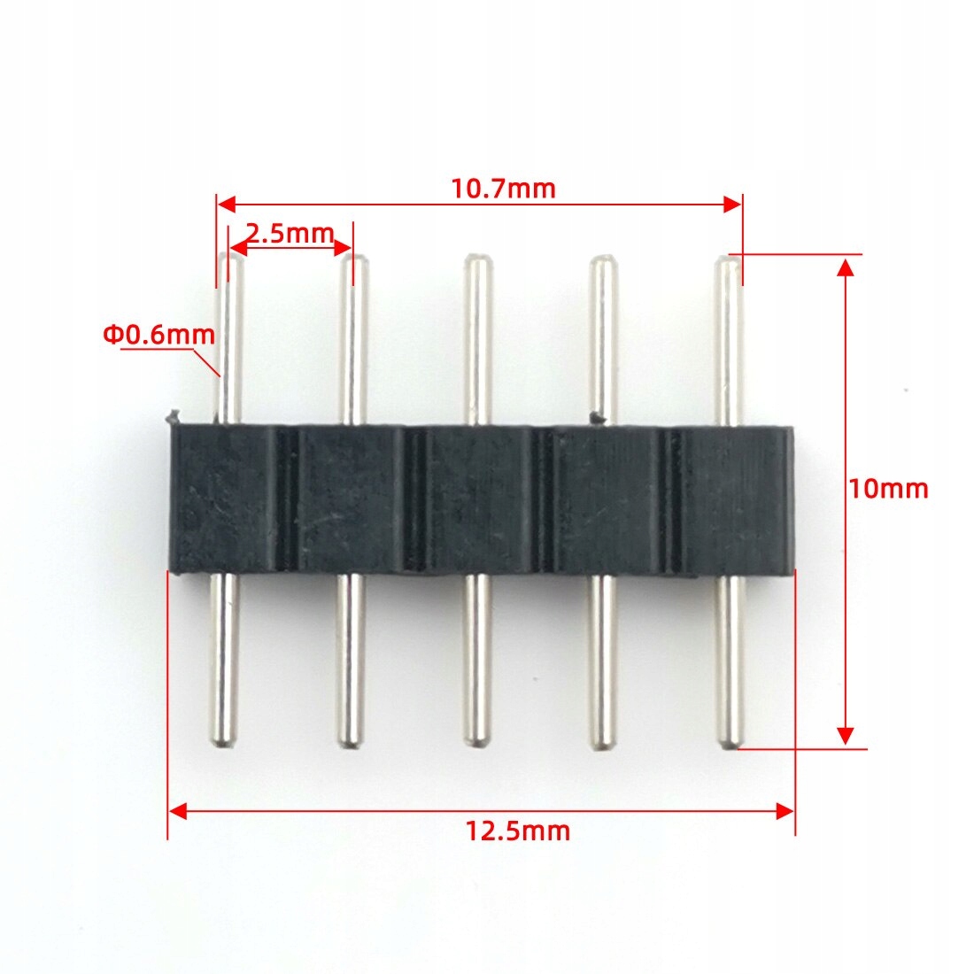 ZŁĄCZKA DO TAŚMY LED RGBW 10mm 5 PIN MĘSKA ŁĄCZNIK Marka inna