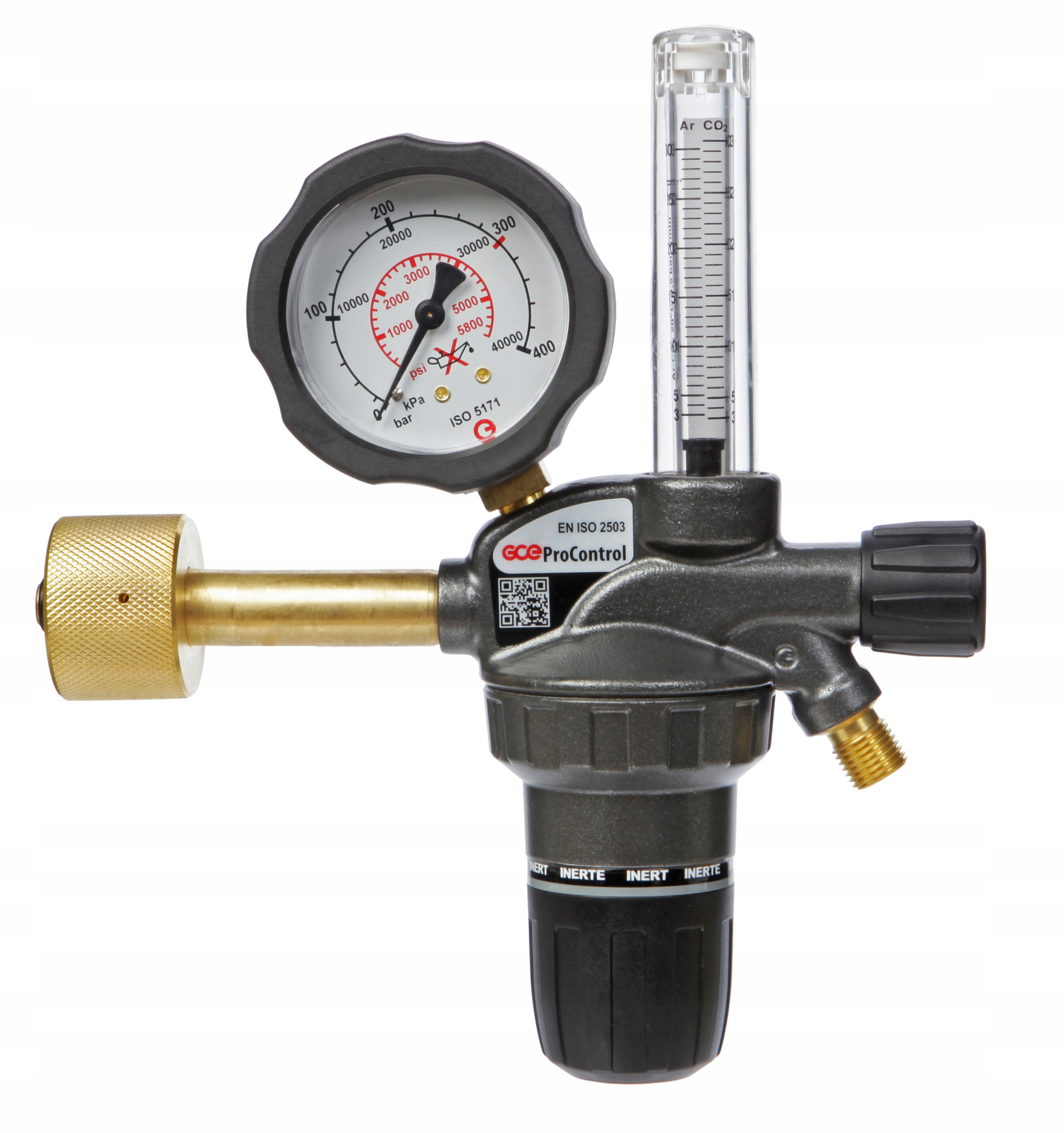 Reduktor GCE ProControl Ar/CO2 Argon z rotametrem ROTAMETR JEDNOSTOPNIOWY