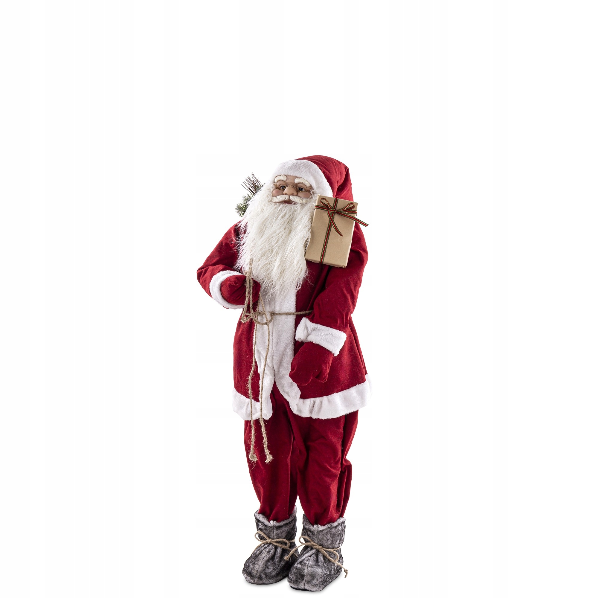 Veľký Červený Mikuláš Dekoratívna Figúrka Na Sviatky Darček pod stromček 120 cm
