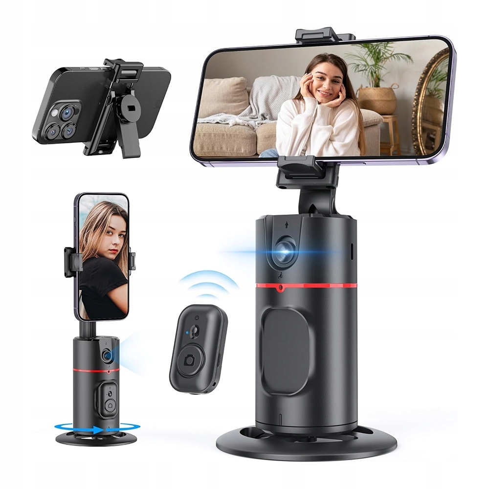 Statyw z Sledzeniem Twarzy 360 Gimbal Przenosny Skladany na Vlogi