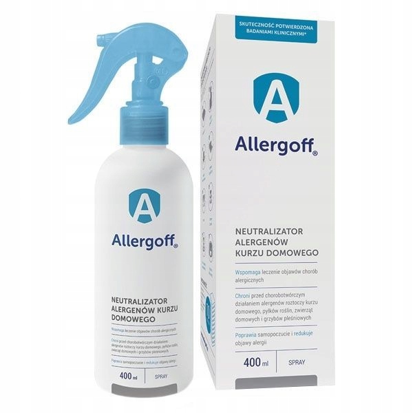 

Allergoff Spray Na Roztocza Alergeny Kurzu 400 ML