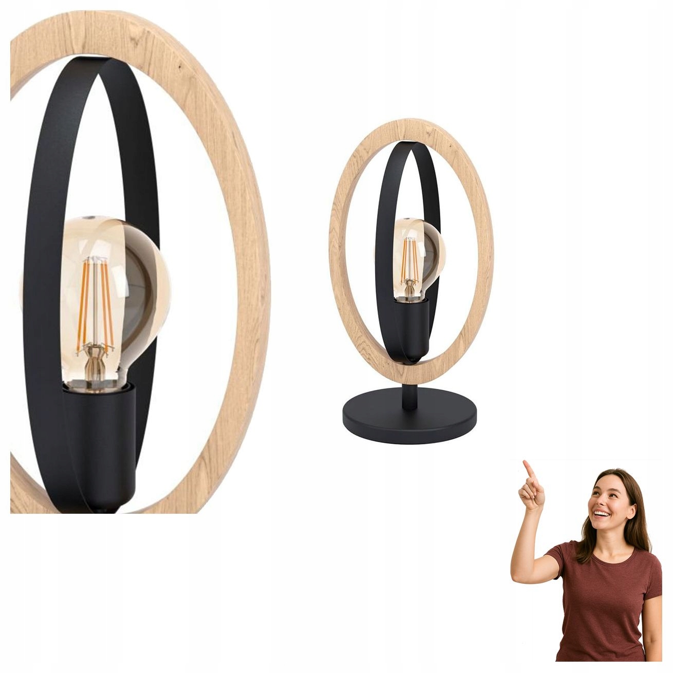 Stolová lampa Basildon 43464 Eglo