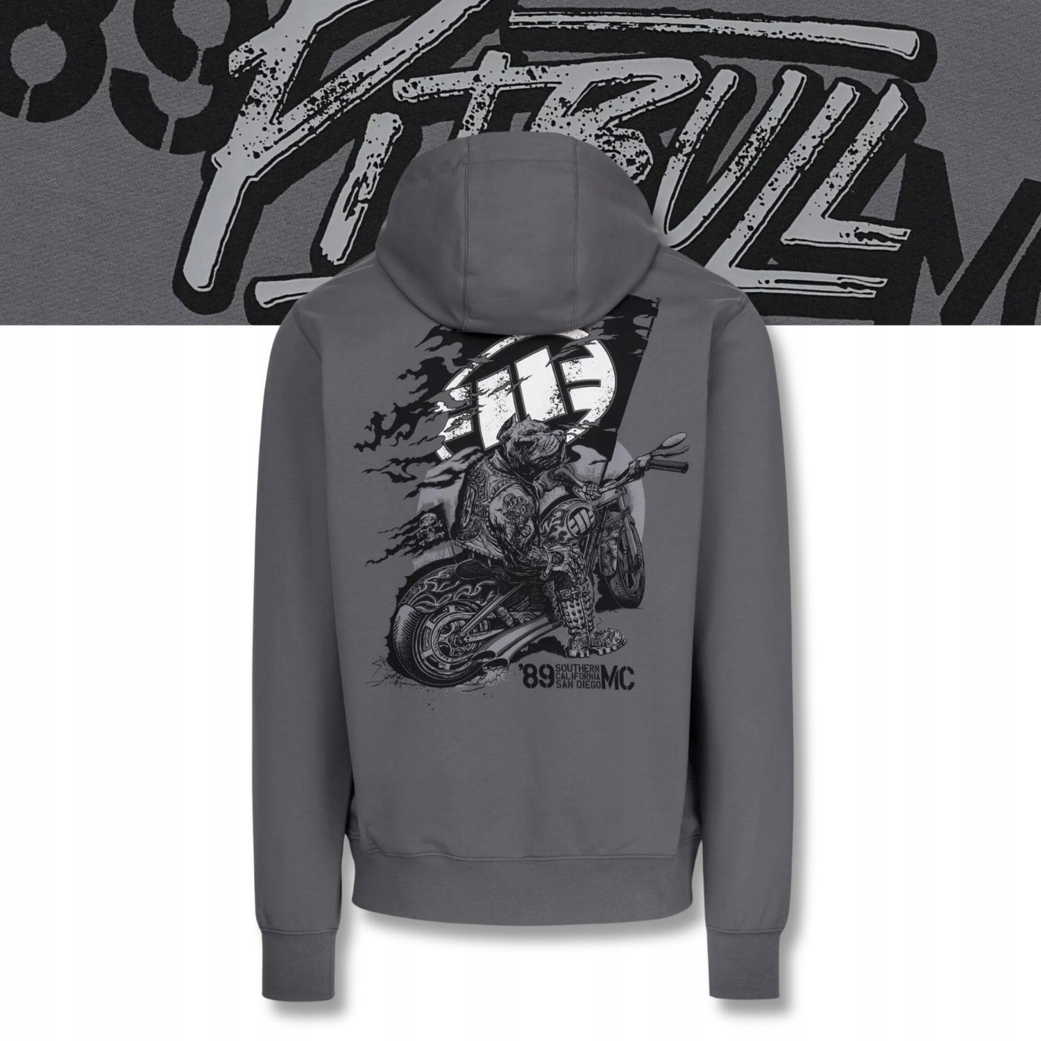 Pánská Mikina s kapucí Pitbull MC klokanka pro každodenní nošení L