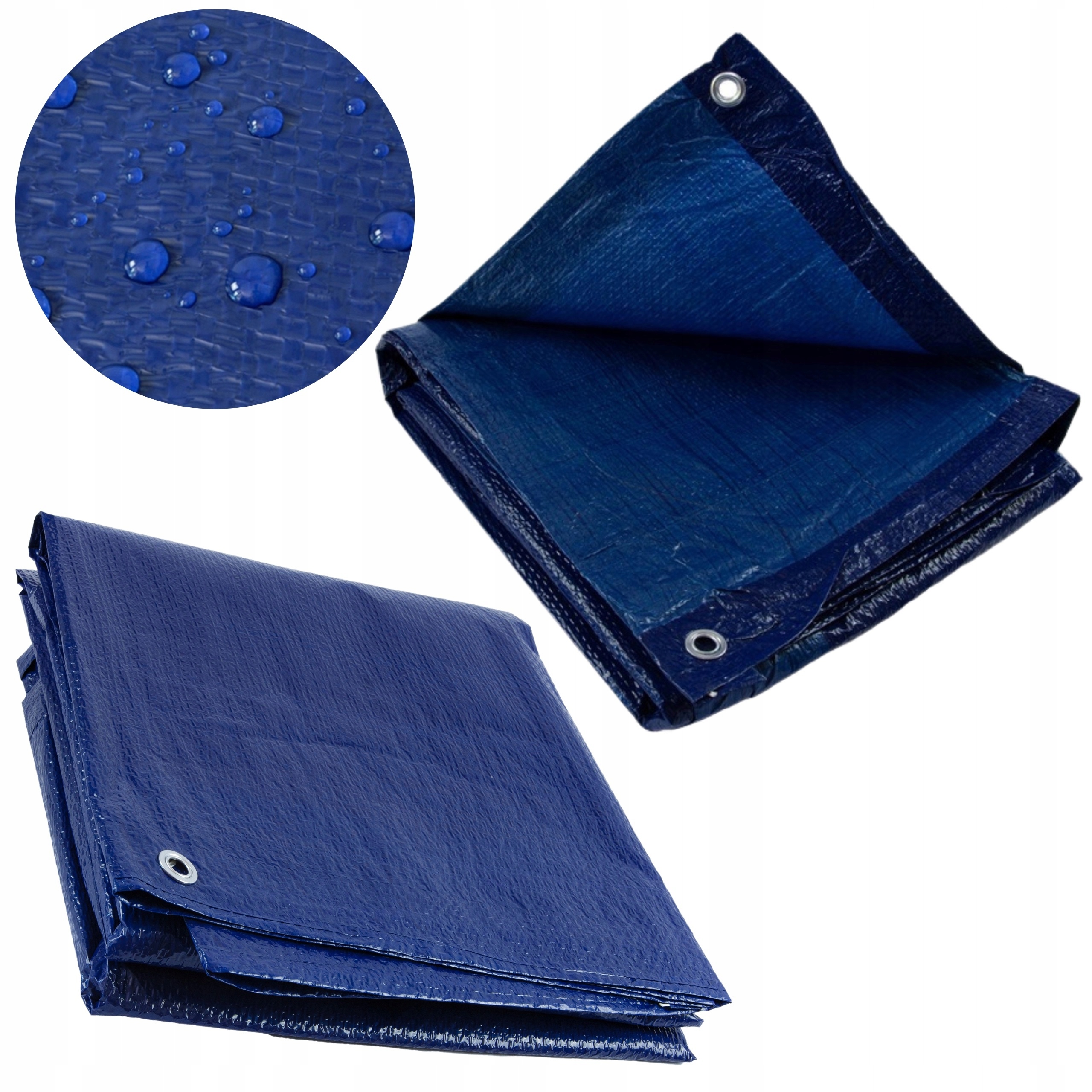 POKROWIEC NA MEBLE OGRODOWE PLANDEKA NIEBIESKI BALKON STÓŁ 350x350x75 Kolor inny kolor