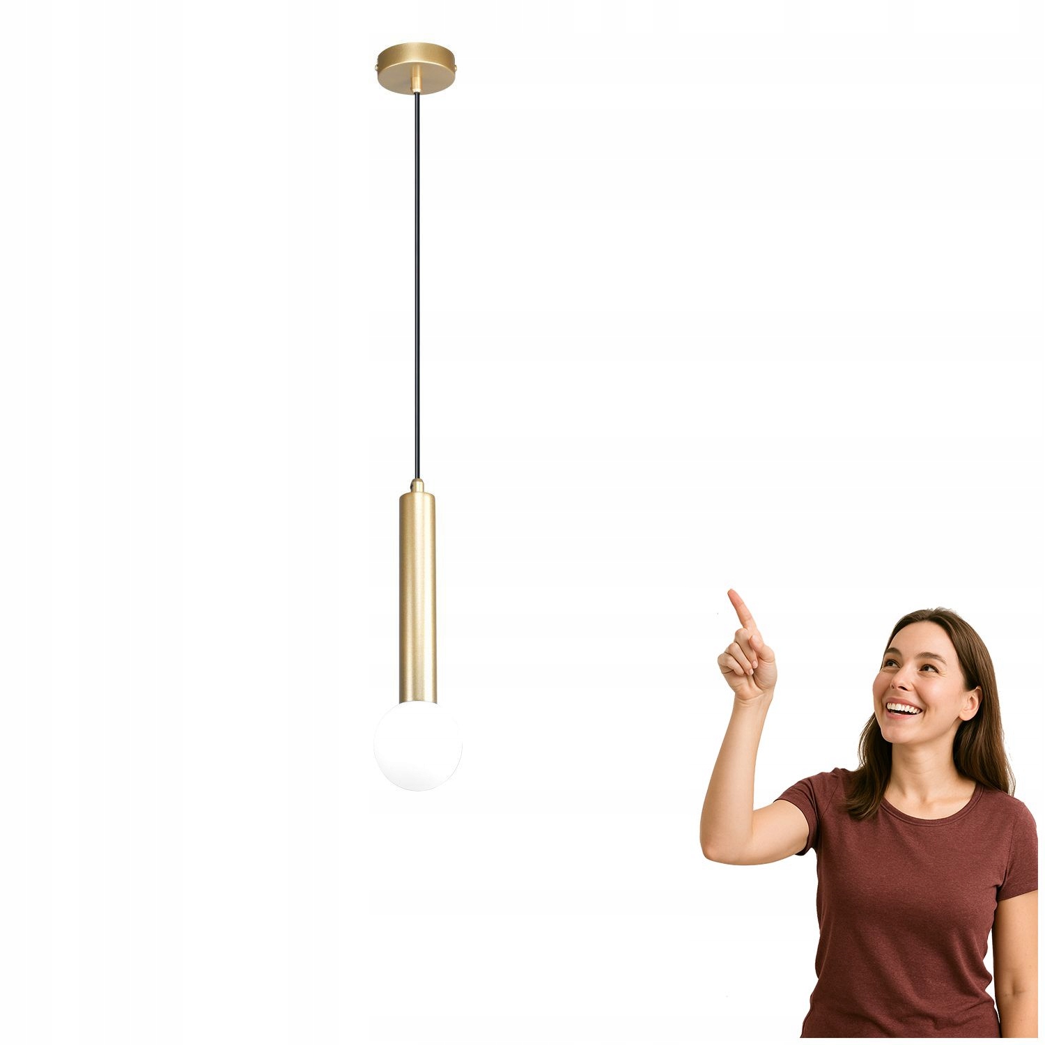 Závěsná lampa Filano PND-33574-1-GD Italux