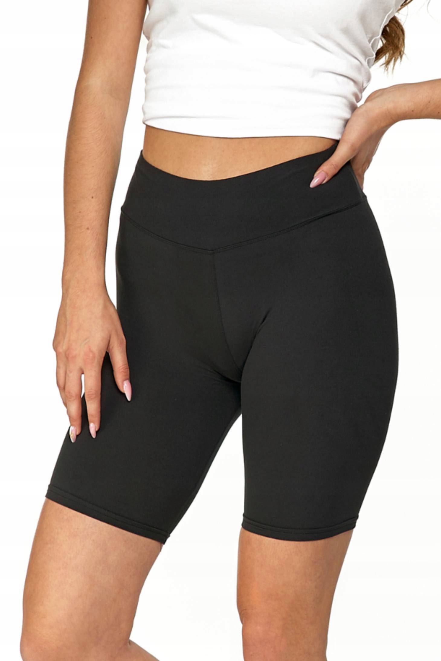 Moraj Kolarki legginsy z Wysokim Stanem RDL850-018 czarny 3XL Rozmiar 3XL