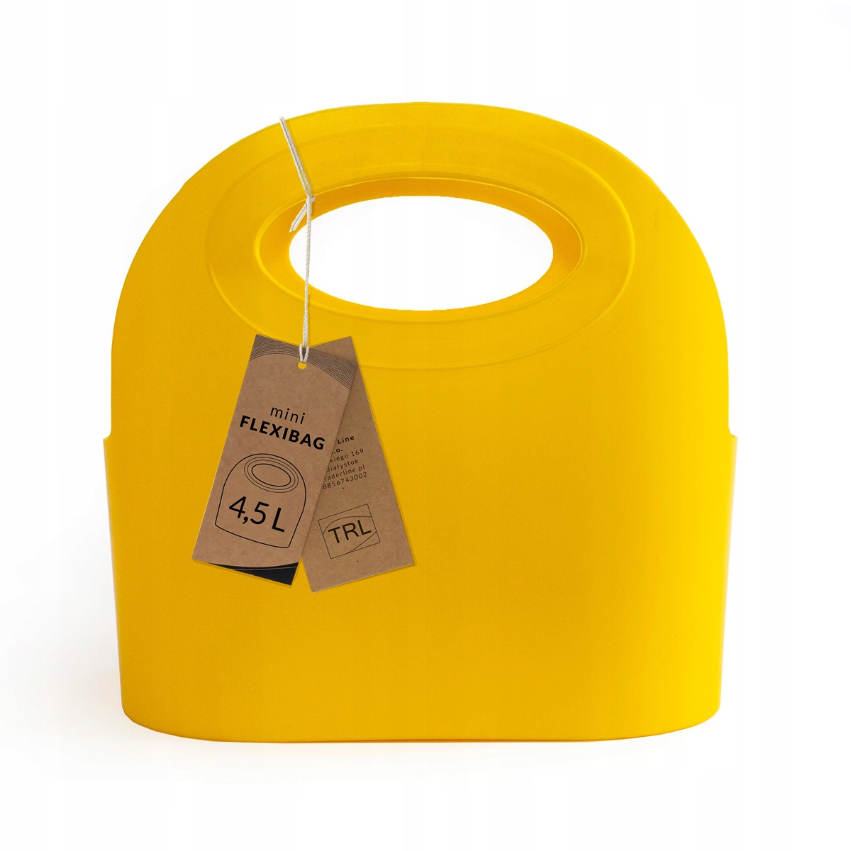 

Koszyk na zakupy sklepowy Mini Flexibag 4,5L żółty