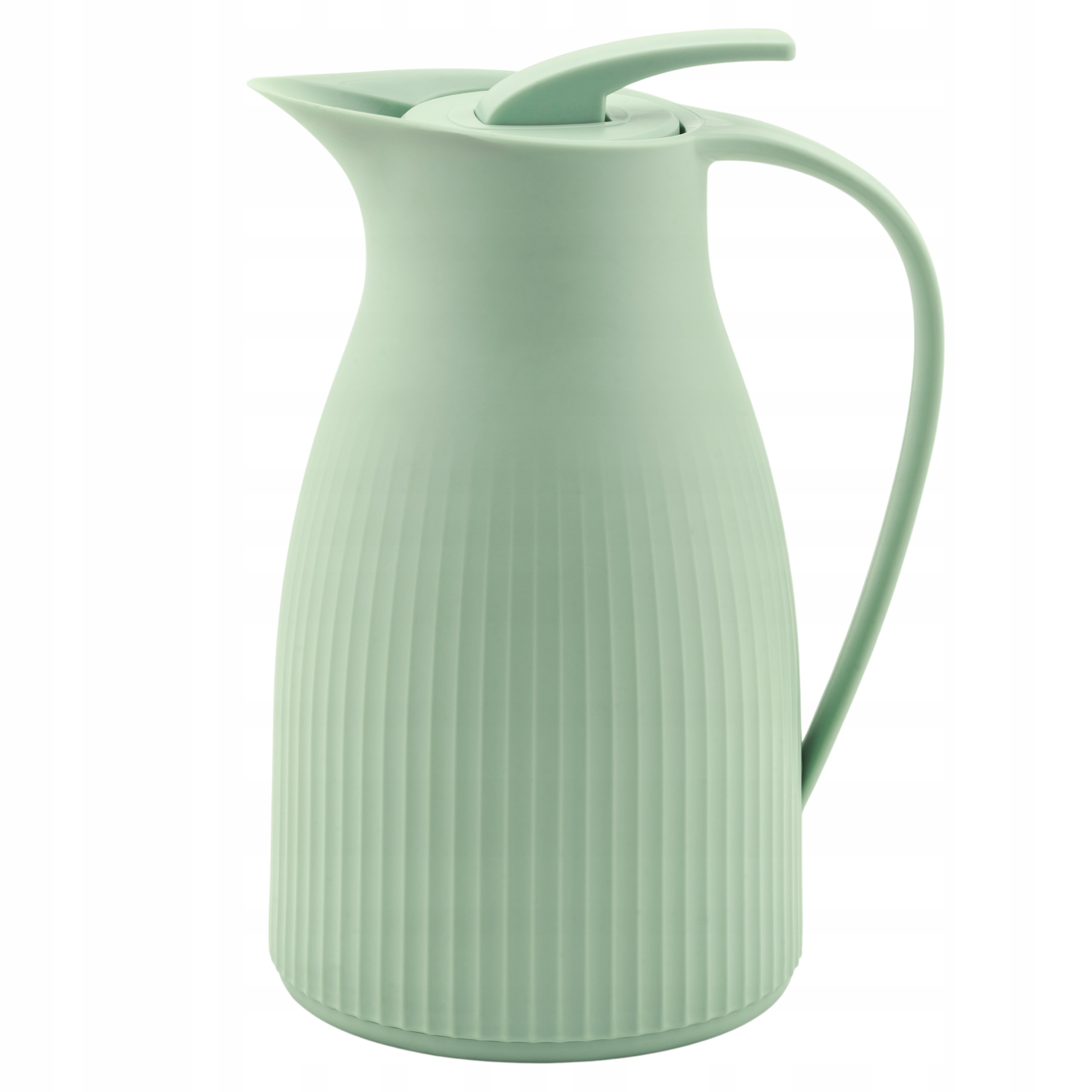 DZBANEK TERMICZNY ŻAROODPORNY TERMOS 1L ZE SZKLANYM WKŁADEM PISTACJOWY Stan opakowania oryginalne