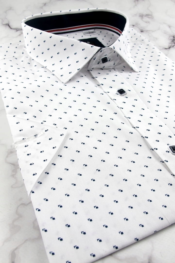 Duża Koszula Męska Elegancka Duże rozmiary P164 Rozmiar 4XL