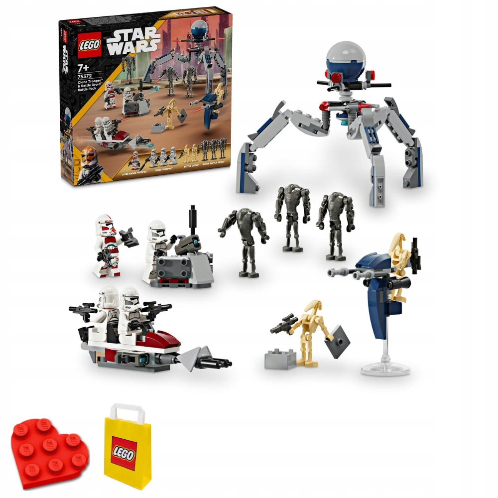 Lego Star Wars 75372 Clone Trooper & Battle Droid Battle Pack