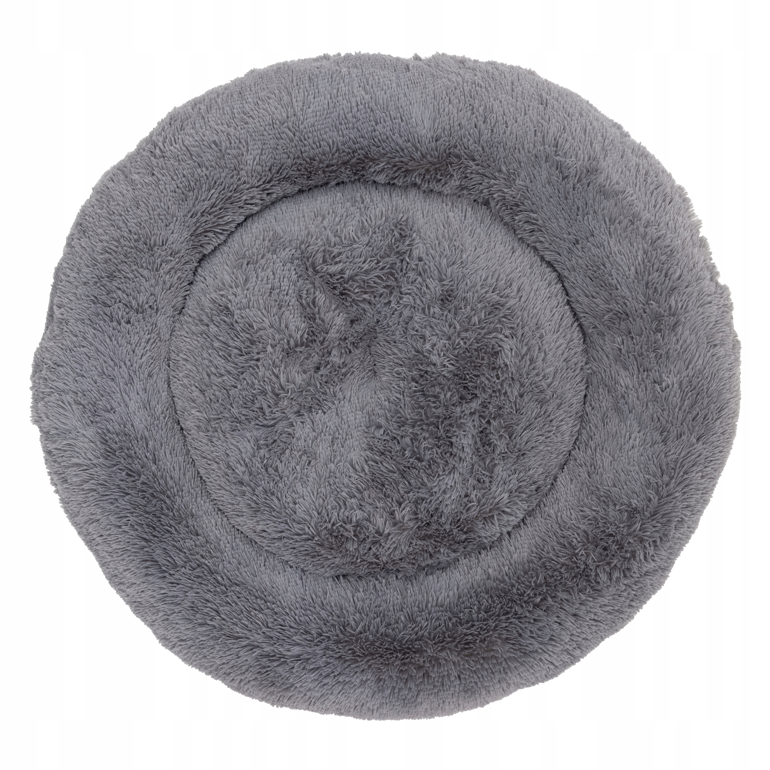 Levně Pelíšek Pro Psa Kočku Shaggy Kožešina šedé 100 cm