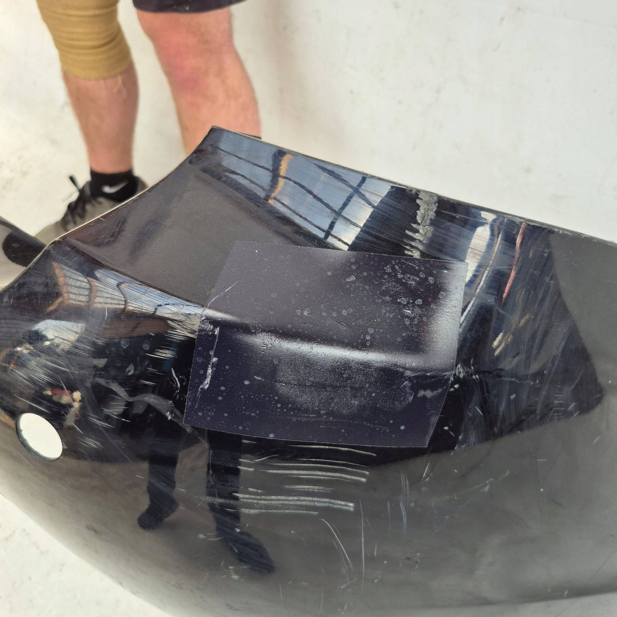 BMW 5 E61 KOMBI m-packet 03-10 bumper rear part rear PDC