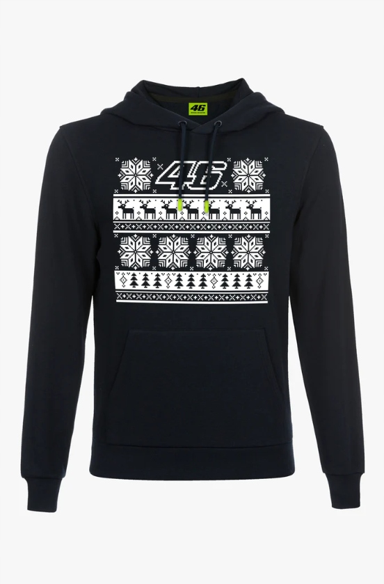 BLUZA MĘSKA VALENTINO ROSSI VR46 CHRISTMAS PREZENT DLA MOTOCYKLISTY r. M