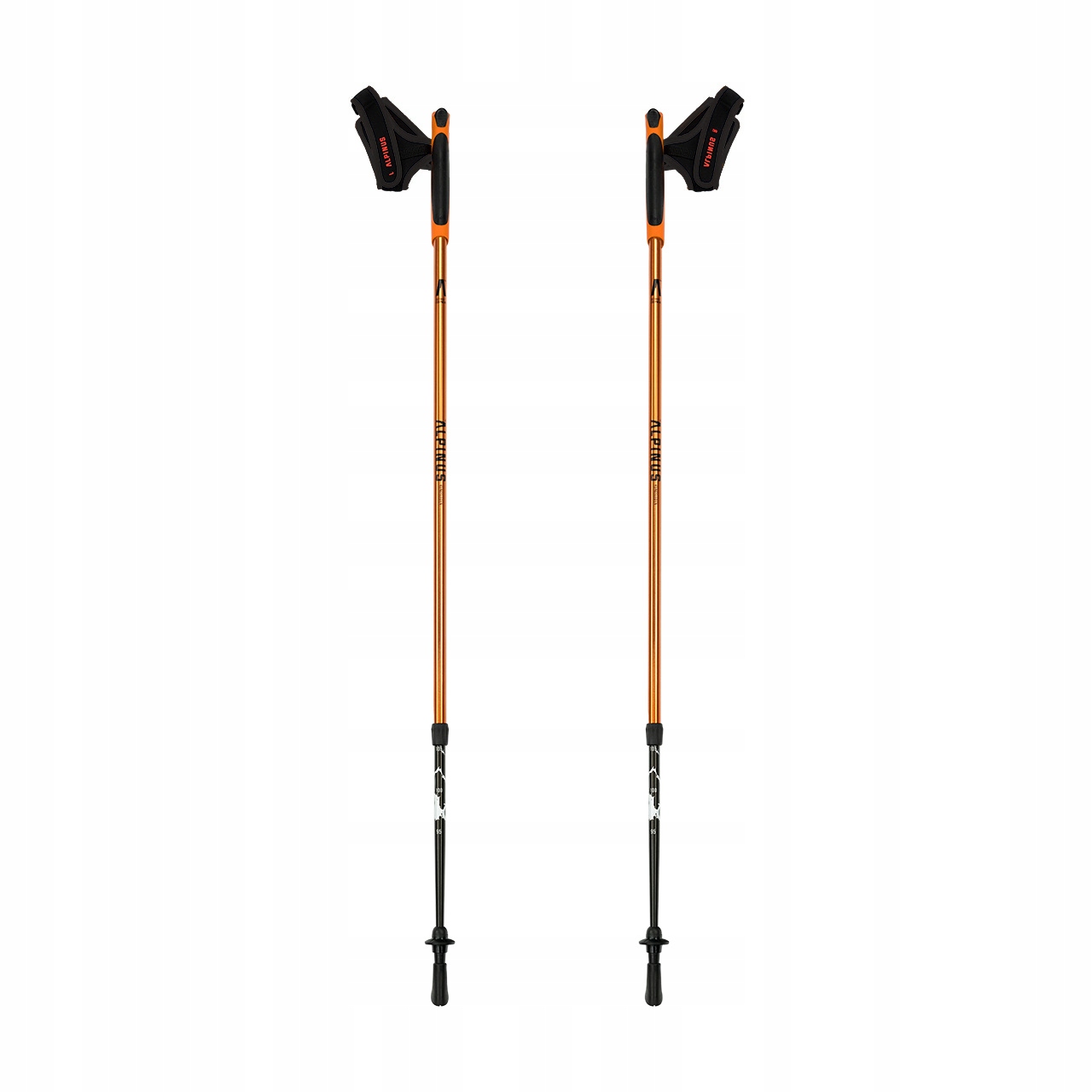 Nordic walking hole Alpinus Kungsleden NX43603 oranžová