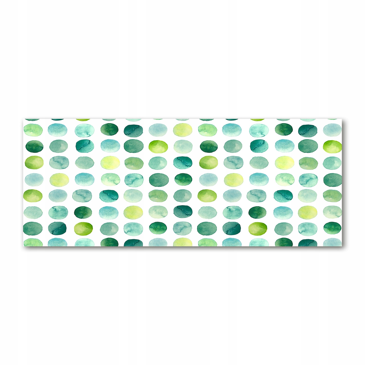 

Foto obraz akryl zdjęcie Zielone kropki 125x50 cm