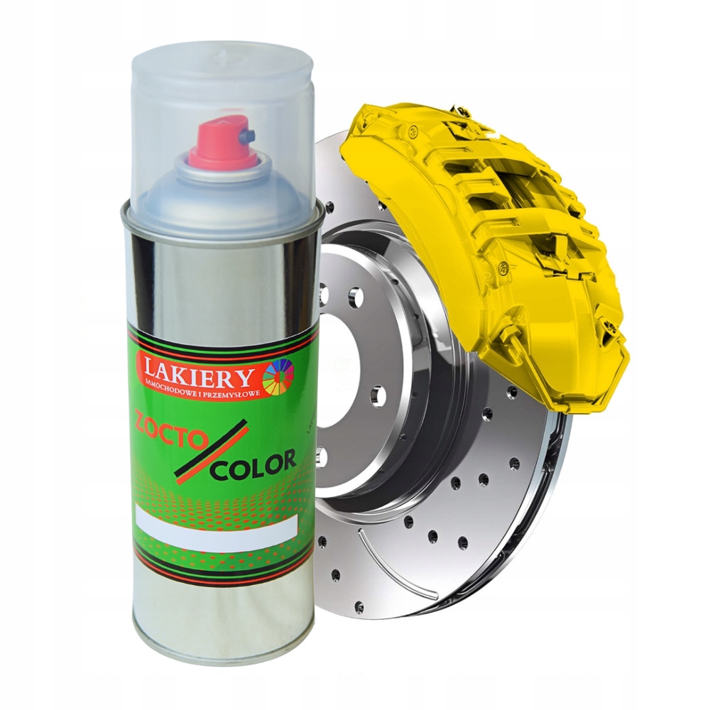 Farba Spray Zacisk Hamulcowy Ral 1023 Półmat Kolor