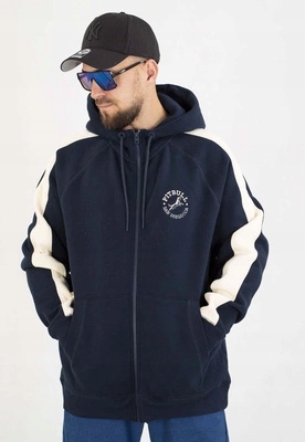 Mikina Pit Bull S Kapucí Zip San Diego Ca tmavě modrá