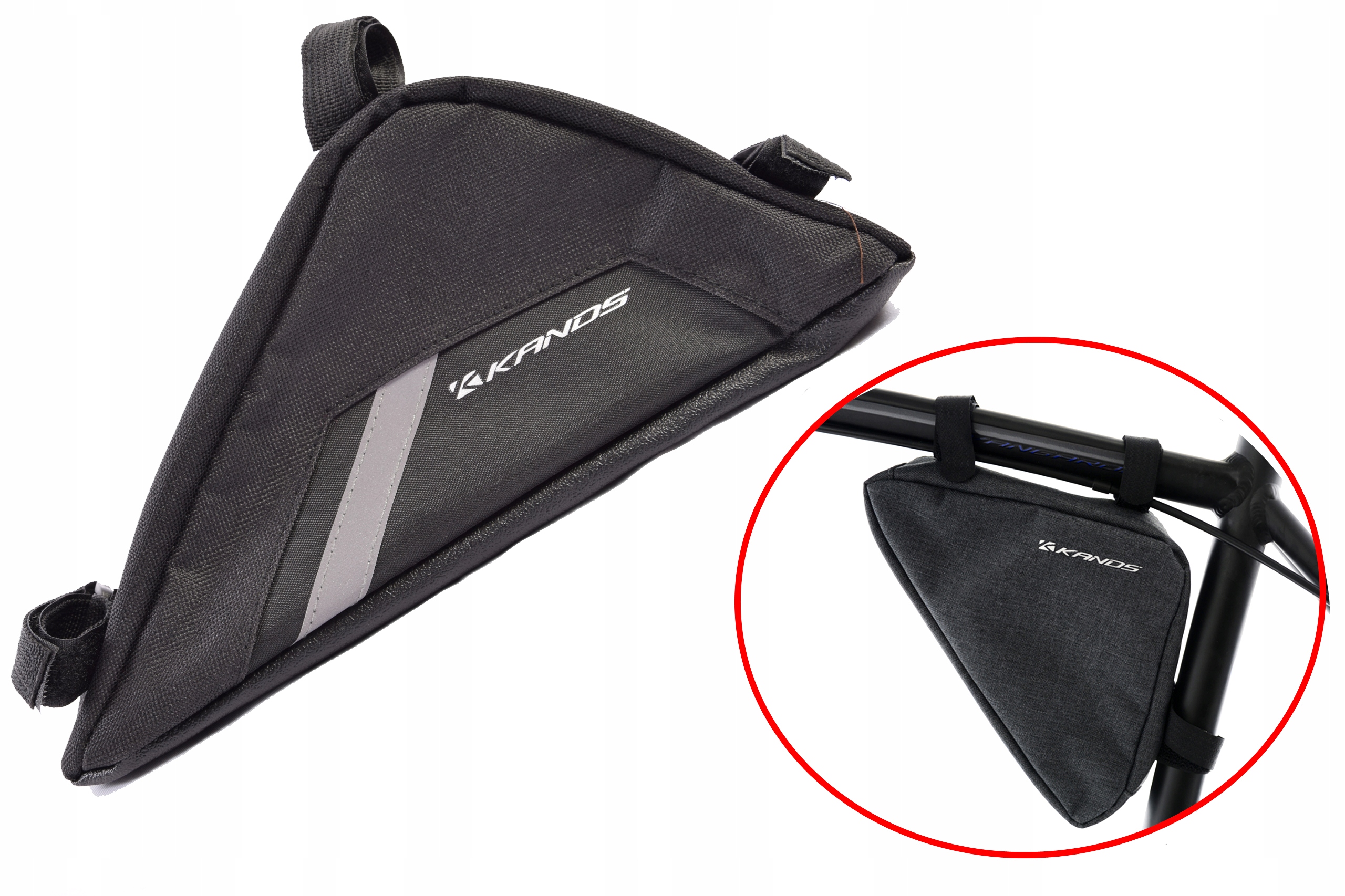 

Sakwa Na Ramę Trójkątna Kands 27X20X6CM 3L 83411