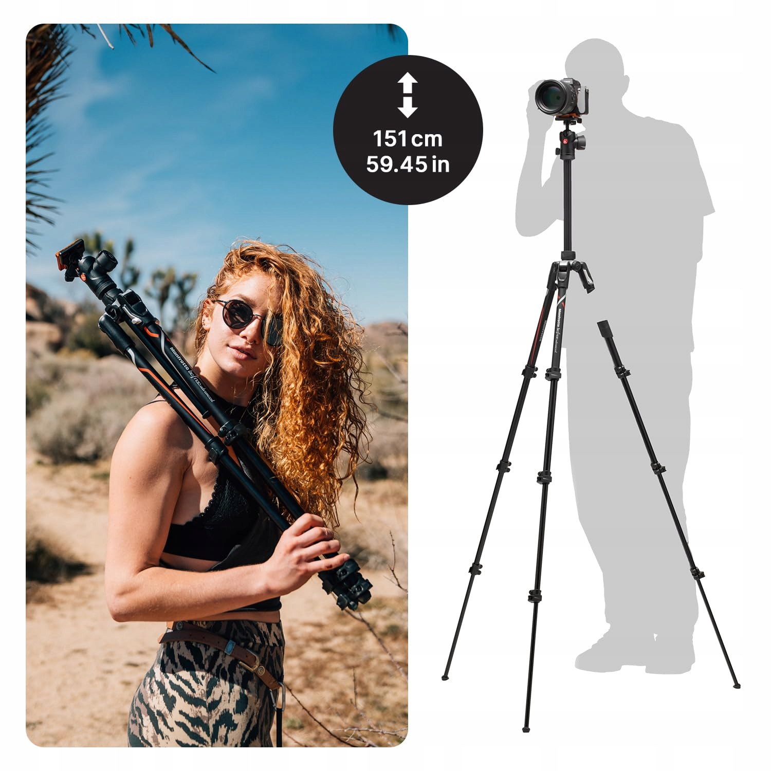 MANFROTTO Befree Advanced Statyw Sony Alpha7/9 Aluminiowy Zestaw — miniatura 2