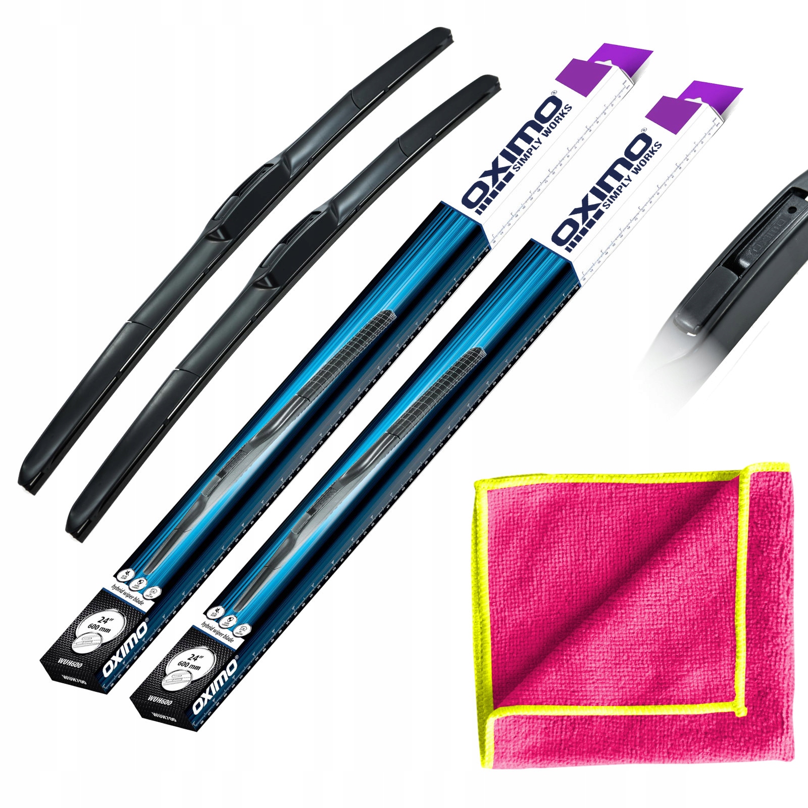 Zestaw Wycieraczki Hybrydowe do Ram 1500 2 II Dt Pickup od 2018