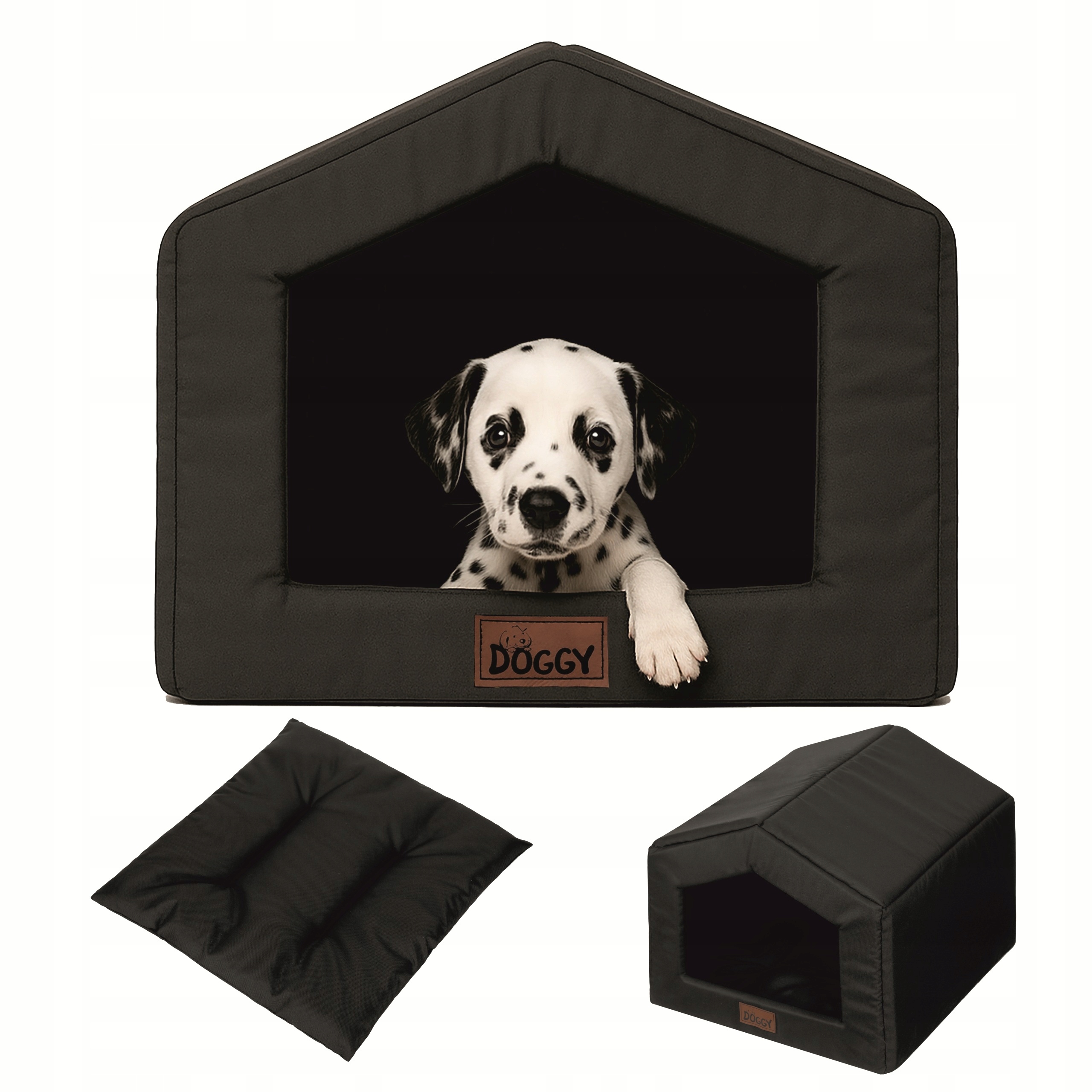 Psí bouda Domeček pro kočky Látková psí bouda s polštářem 54 x 58 cm