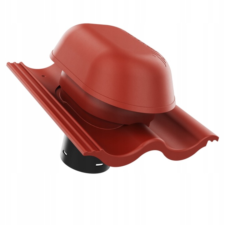 Sanitární ventilátor fi 125 Monier Braas Keltský Tmavě Červený