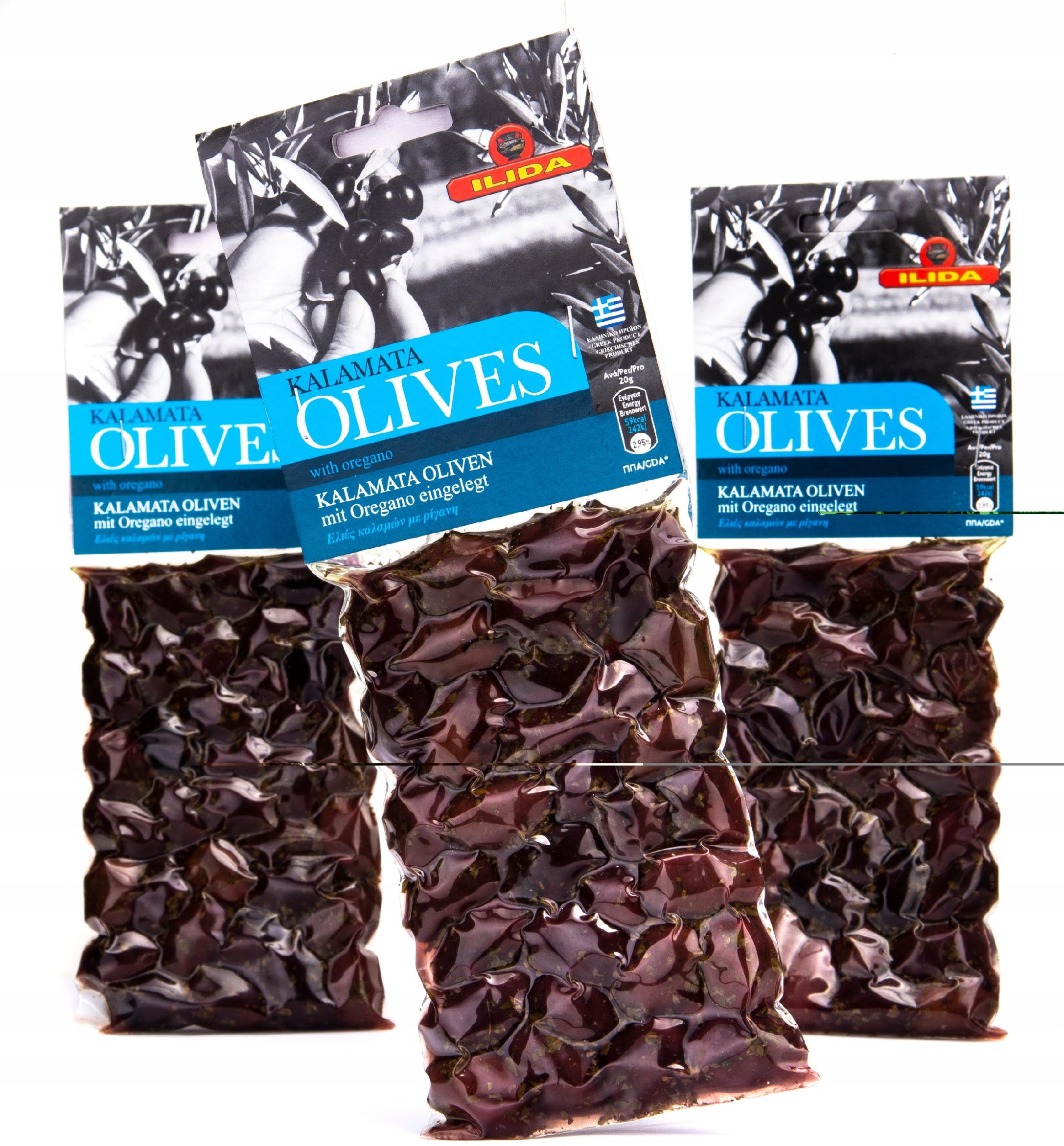 

Greckie oliwki kalamata z oregano