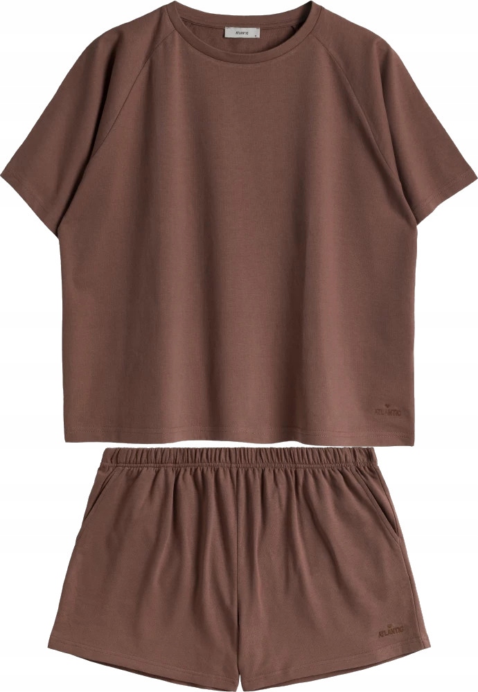 Dámský Komplet Atlantic HLP475/CAPPUCCINO/L Pyžamo Homewear na léto