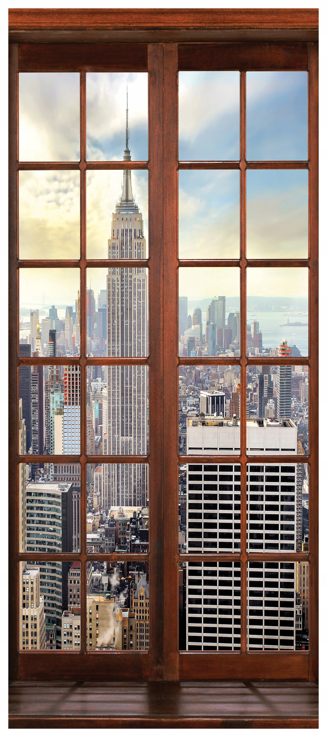 Samolepka Fototapeta New York Empire State panorama města 91x211