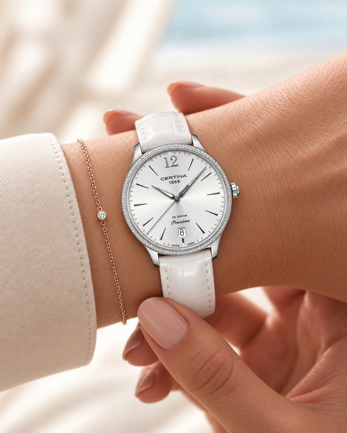 Hodinky Certina Ds Prime Precidrive Lady Diamonds C021.810.66.037.00