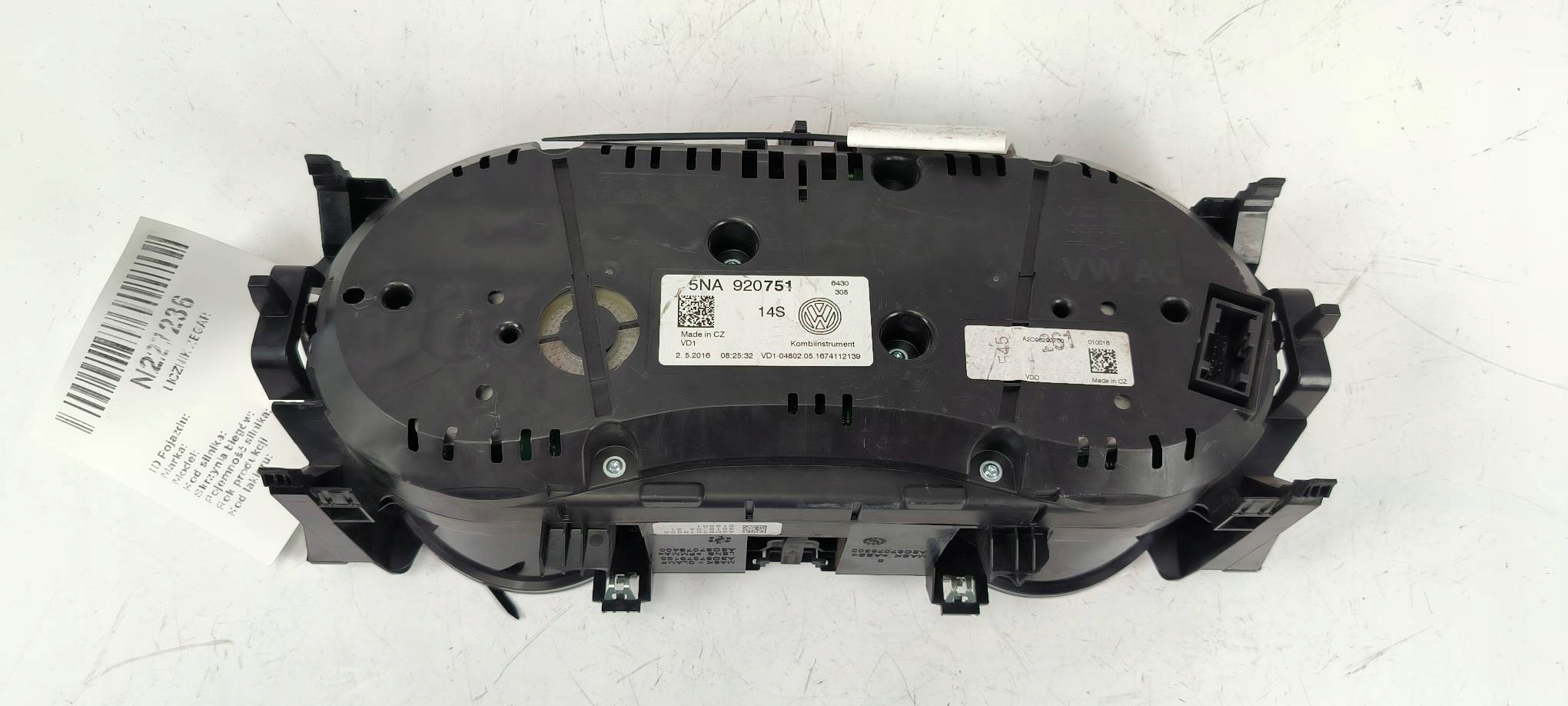 dials clock 5NA920751 VOLKSWAGEN TIGUAN II