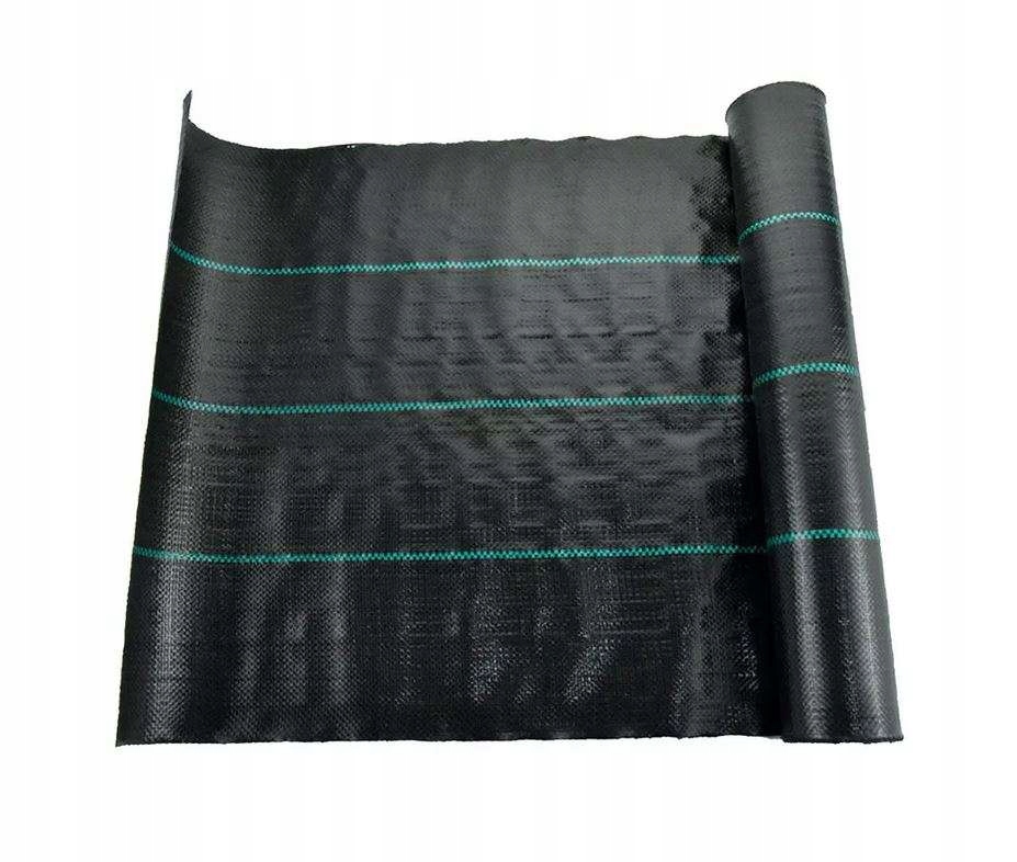 Agrotkanina 70g 1,1x50m agrowłóknina czarna mocna Uv 3% antychwastowa